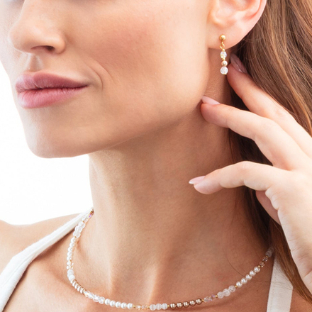 Серьги Coeur de Lion White-Gold 4245/21-1416