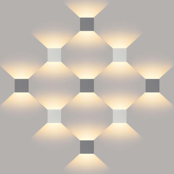 Уличный настенный светодиодный светильник Elektrostandard 1548 Techno LED Winner серый a038411