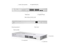 Коммутатор TP-Link Omada Pro S4500-16G2F