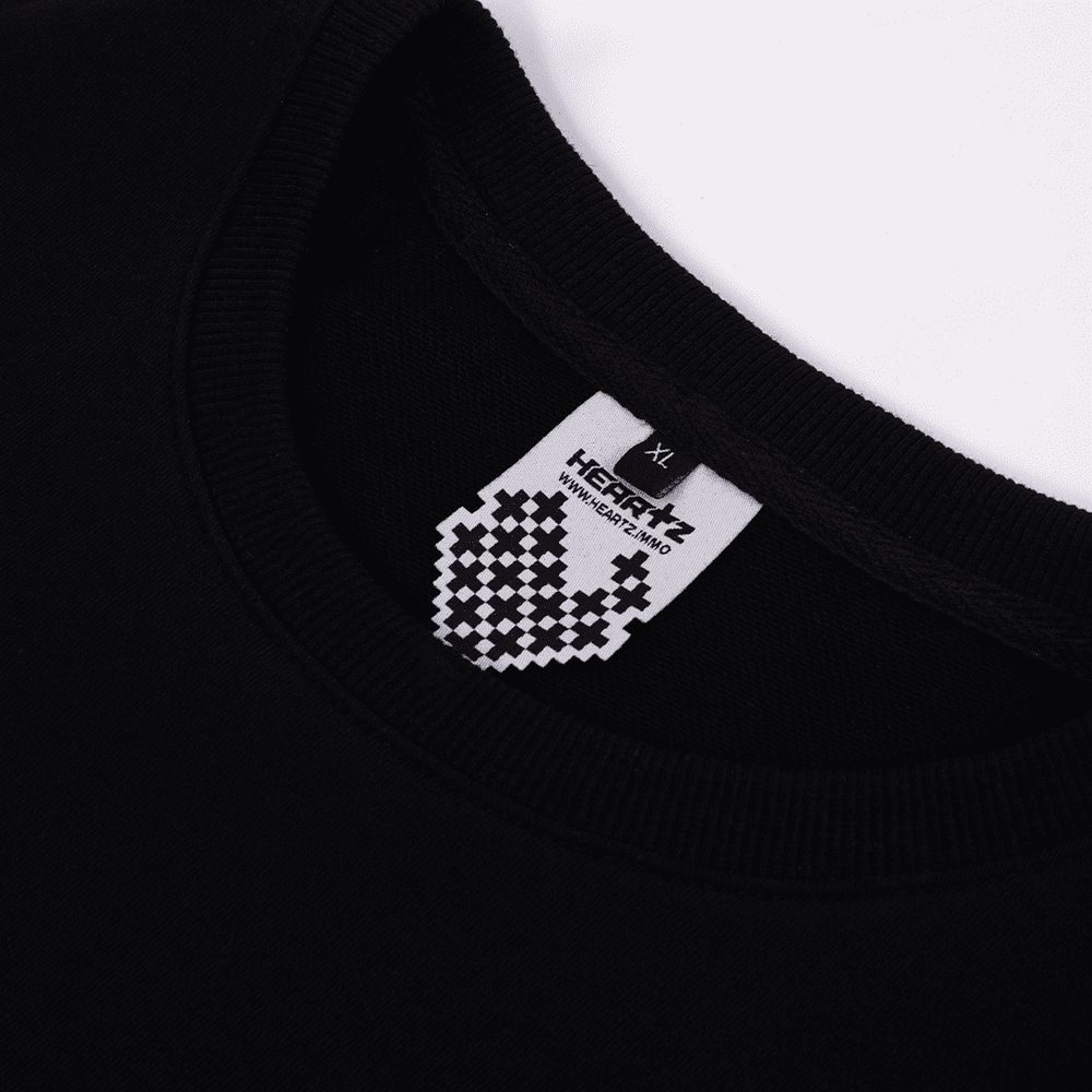 Лонгслив Heartz Sequence Black/sage Color-block Kimono черный