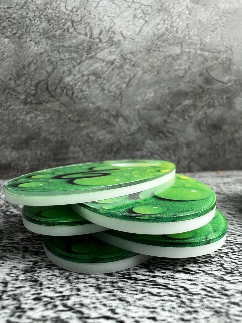 Номерки для гардероба акрил 4х7 см