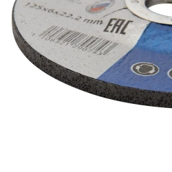 Армированный зачистной шлифовальный диск NORGAU Industrial средней твердости по стали для УШМ/болгарки 125х6.0 мм