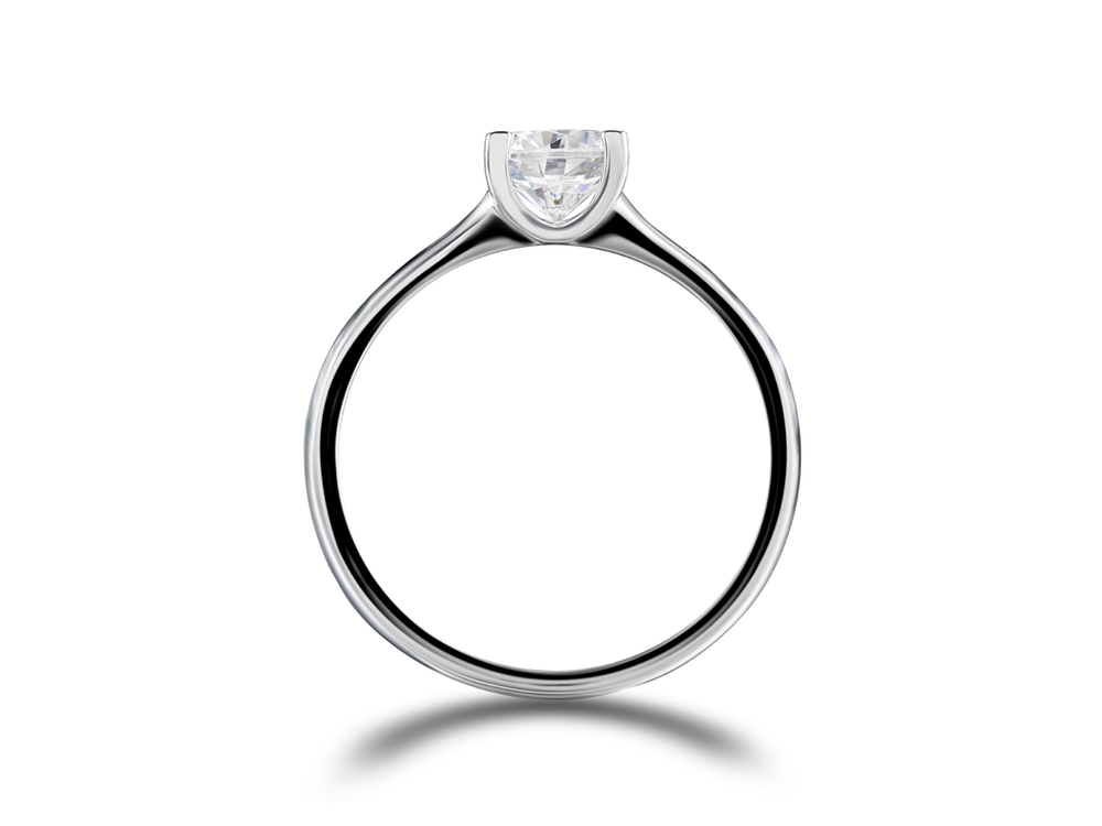 Помолвочное кольцо с бриллиантом