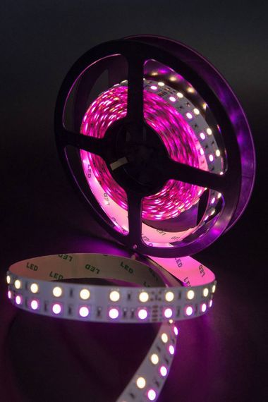 Светодиодная лента SWG 28,8W/m 120Led/m 5050SMD RGB/теплый белый 5M SWG5120-24-28.8-RGBWW-М 009256