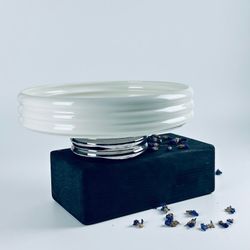 Lenardi 163-067 Фруктовница 26см на ножке MULTICOLOR в под.уп.(х8)Фарфор