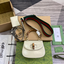Gucci Bamboo 1947 Mini Top Handle Bag 17 cm