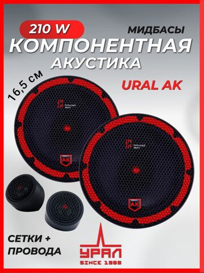 Колонки автомобильные компонентные Урал AK