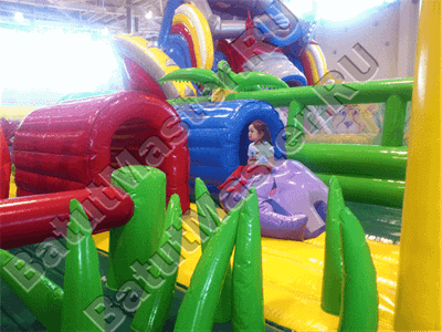 Надувной коммерческий батут "Джунгли"