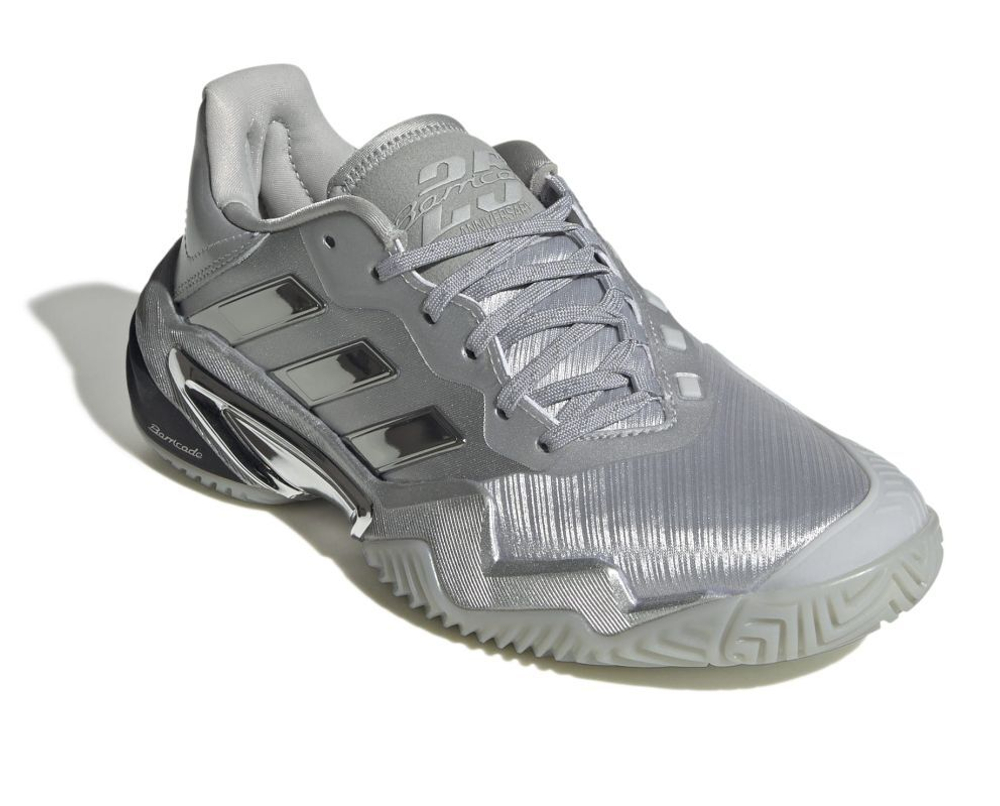 Женские теннисные кроссовки Adidas Barricade 13 W Silver Edition - silver metalic/silver metalic/dash grey