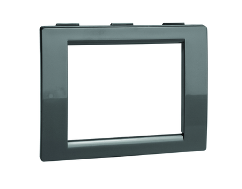 Рамка универсальная на 2 модуля, цвет чёрный