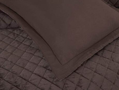 Покрывало 240х260 и 2 наволочки 50х70 Sofi De MarkO Натаниэль Шоколад