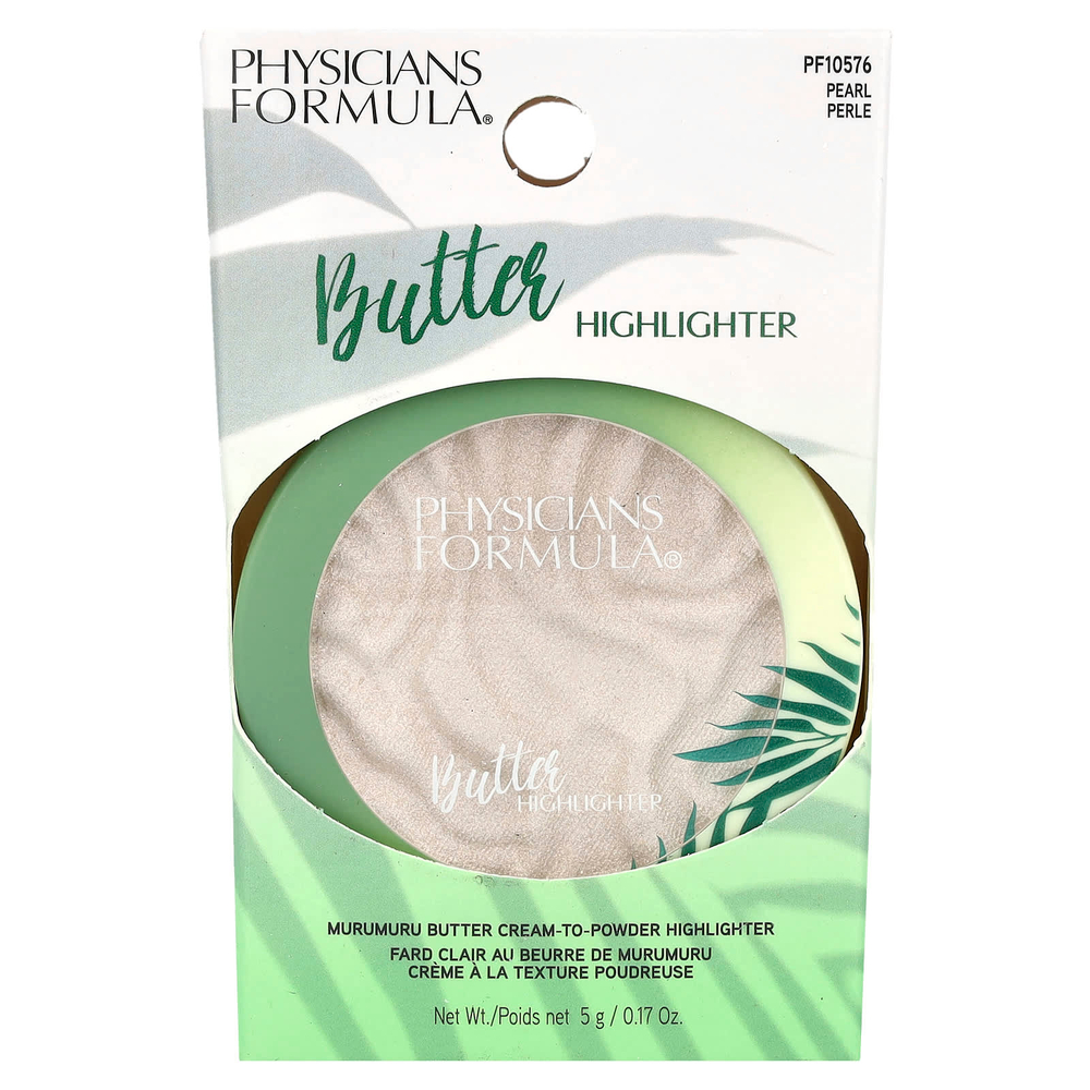 Physicians Formula, Butter Highlighter, крем-пудра-хайлайтер, PF10576 Pearl, 5 г (0,17 унции)