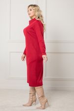 Платье 1290 бордовый Novita (Акция)