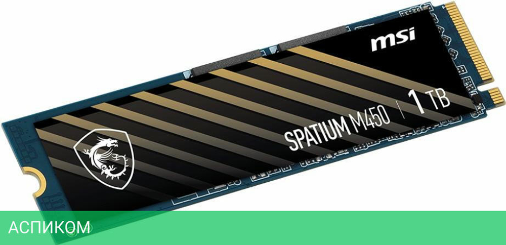 SSD диск MSI Spatium M450 1TB (S78-440L980-P83)