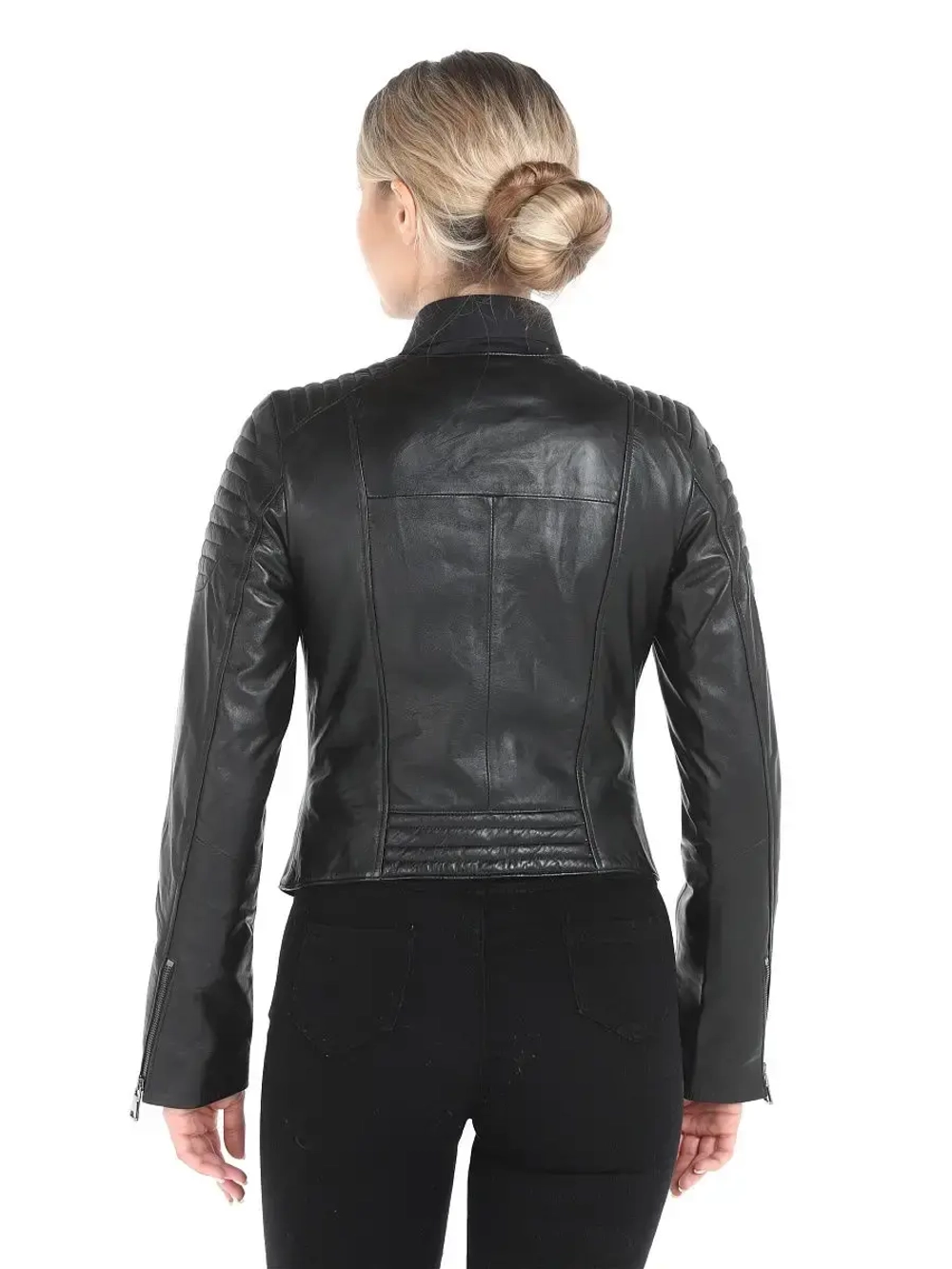 Женская косуха/из натуральной кожи/кожаная куртка/Турция