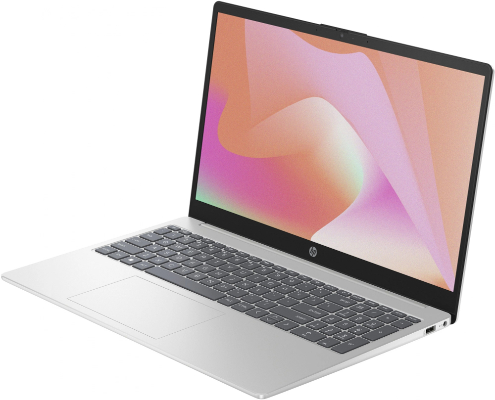 Ноутбук  HP 15-fd0355nia 15.6 ", Core i5, 16 Гб RAM, 512 Гб SSD, Iris Xe Graphics, Серебристый