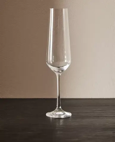 ZARA HOME БОКАЛ ИЗ ПРОЗРАЧНОГО ХРУСТАЛЯ, ПРОЗРАЧНЫЙ