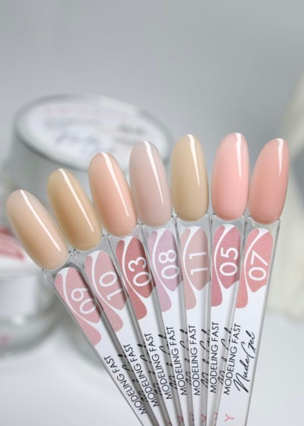 Amokey Моделирующий гель однофазный Fast Nude Gel 03 - 15гр