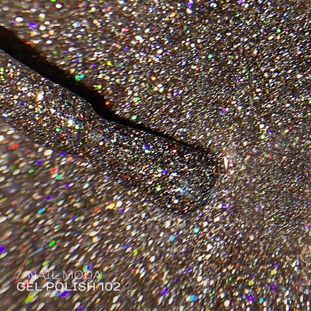 Nail Moda Гель-лак 102 светоотражающий, 10мл
