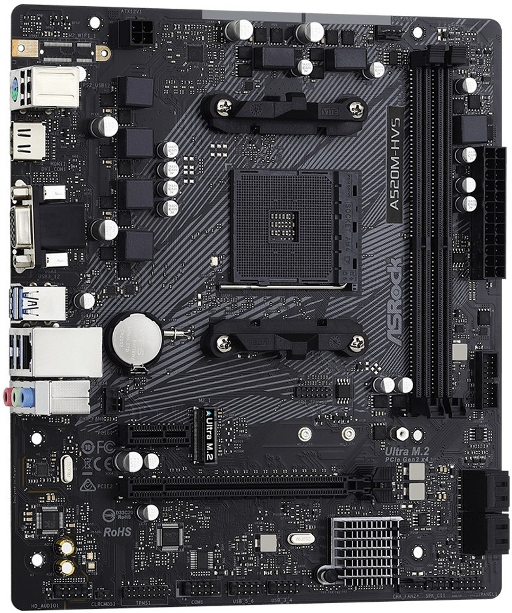 Материнская плата mATX ASRock A520M-HVS