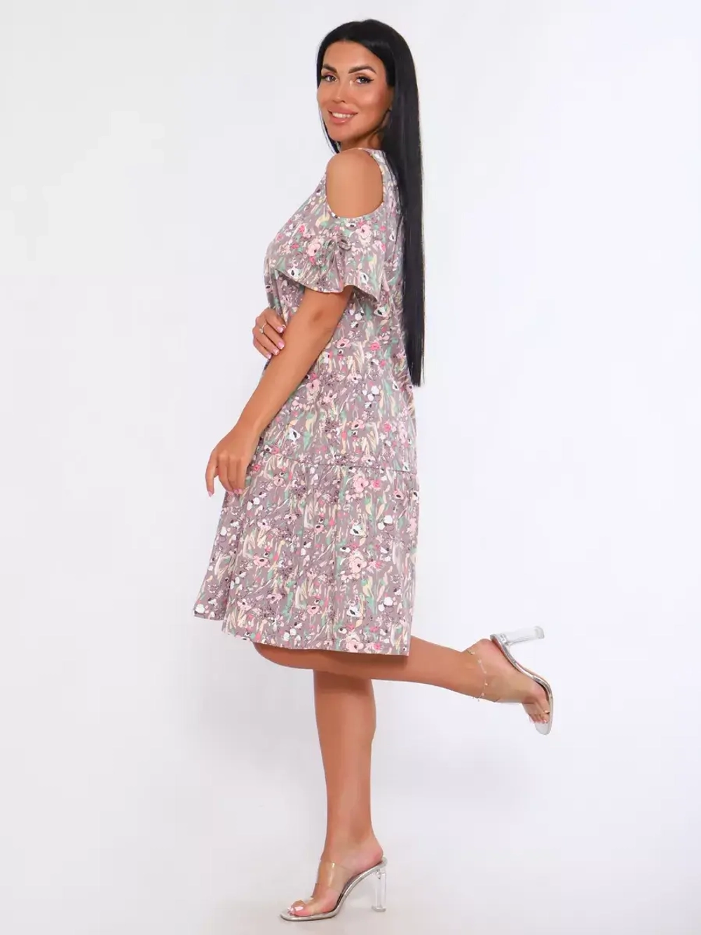 Платье свободное большие размеры