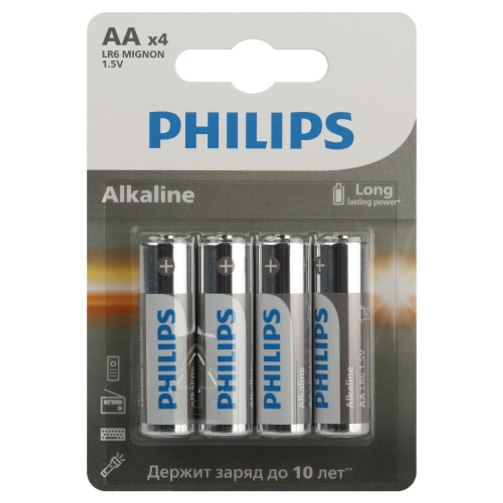 Philips | Батарейки Щелочные (Алкалиновые)