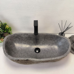 Раковина из речного камня RS63505 (70*35*15) 0124