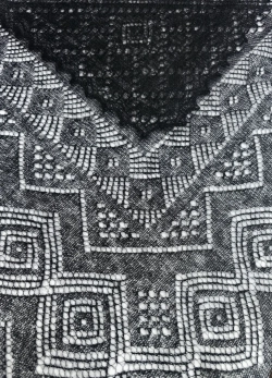 Оренбургский пуховый платок-паутинка А130-07 черный