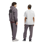 Штаны adidas Basketball Fleece Pants Gray