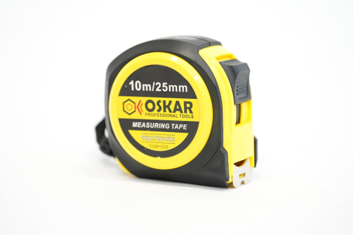 РУЛЕТКА OSKAR 10М*25ММ ПЛАСТИК OSM1025
