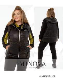Жилет 17-197Б-черный Minova
