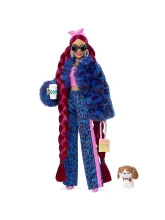 Кукла Барби Экстра в синем спортивном костюме HHN09