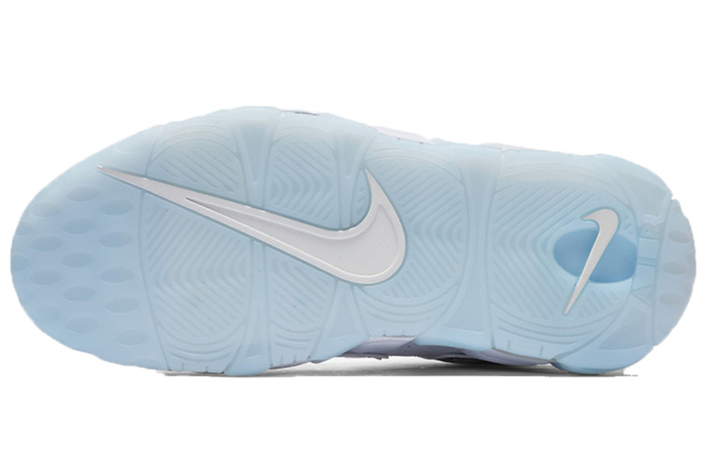 Кроссовки Nike Air More Uptempo Chrome White (W) Air (Женская размерная сетка)
