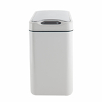 Ведро для мусора сенсорное, прямоугольное, Foodatlas JAH-6611, 12 л (белый)