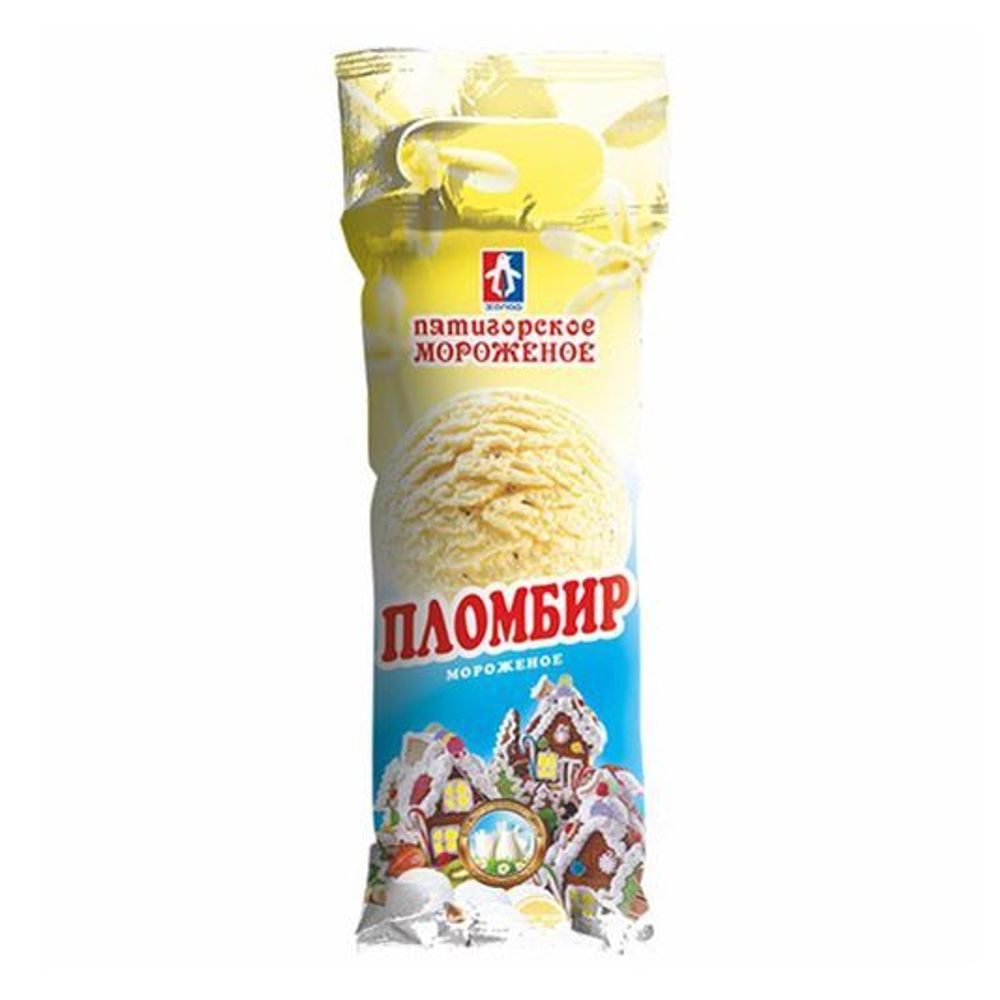 Мороженое Пломбир ваниль "Пятигорское мороженое"