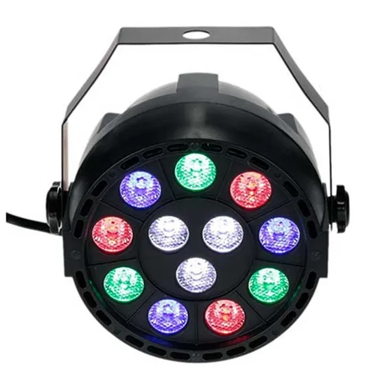 SHOWLIGHT LED SPOT 12W New, Прожектор заливного света LED RGBW, 12 светодиодов по 1W(3R*3G*3B*3W), ш