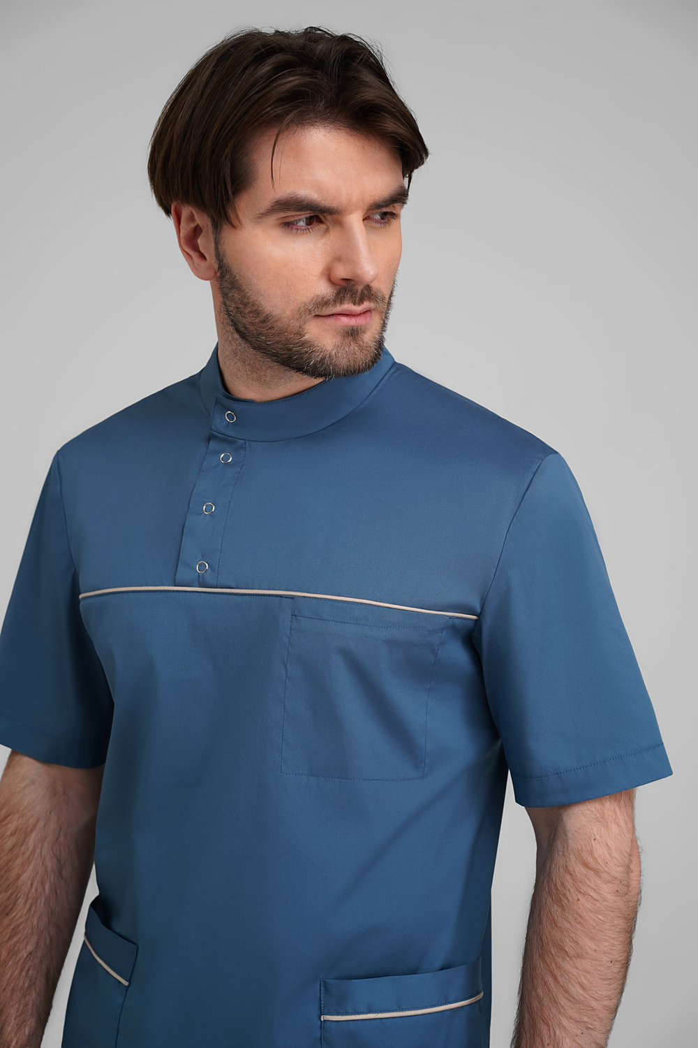 Медицинская мужская рубашка «Самшит» new