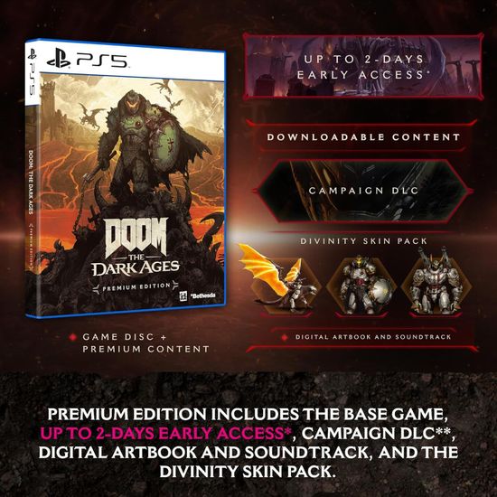 Игра DOOM: The Dark Ages Premium Edition [PS5, русская версия]