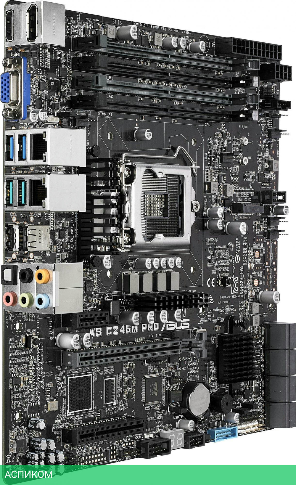 Материнская плата ASUS WS C246M Pro (90SW00E0-M0EAY0)