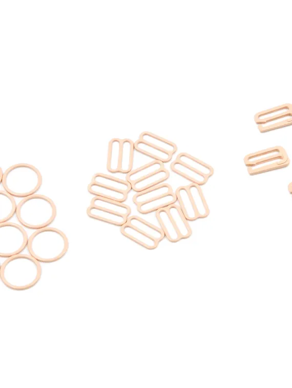 Набор металлофурнитуры телесный 126, 15 мм