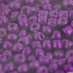 Бисер Alingar размер №6 вес 450 гр., фиолетовый металлик, непрозрачный, пакет