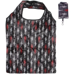 Сумка - шоппер с карабином «ИДЕЯДОМА», принт акулы, 60*38см/нагрузка до 10кг (инд. пакет истикер)