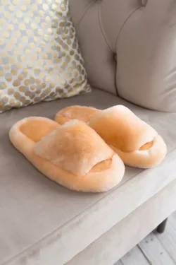 меховые тапочки из овчины