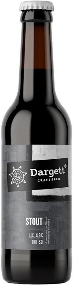 Пиво Даргетт Стаут / Dargett Stout 0.33л - 24шт