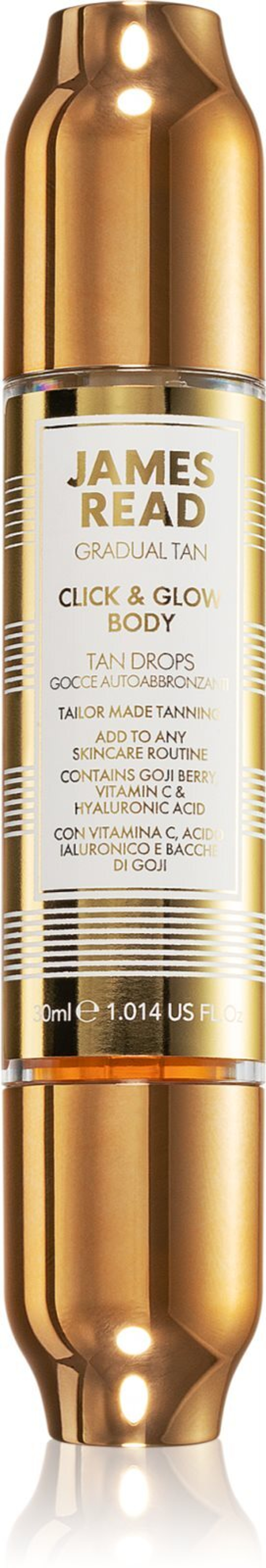 James Read Gradual Tan Click & Glow Body - капли автозагара /   30  ml  / GTIN 5000444042050