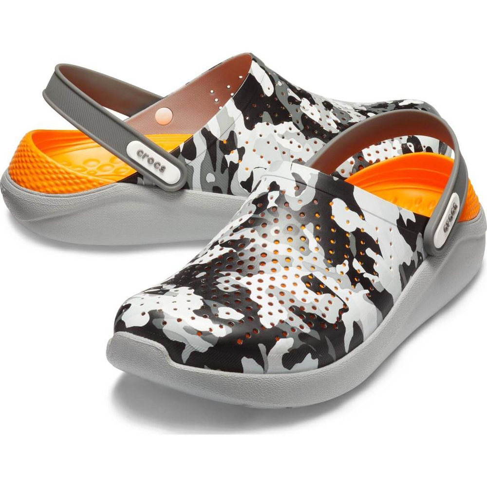 Сабо Crocs LiteRide Clog Camo Light Grey