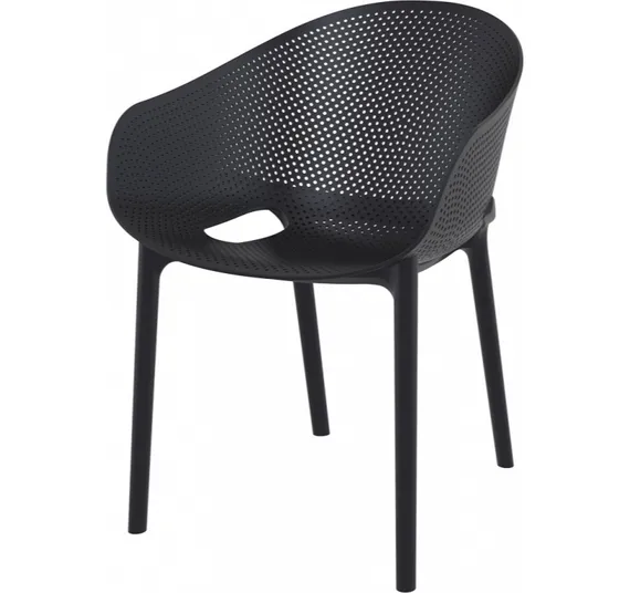 Стул пластиковый Sky Pro черный