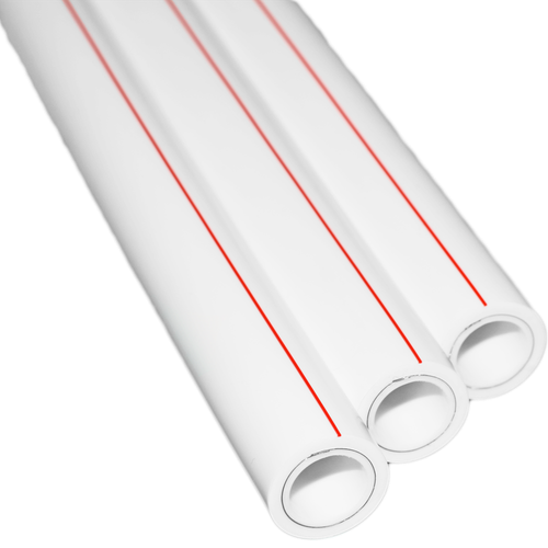 Труба армир. (внеш.) алюминием Ø 40 PN 25 PPR (белый) Уценка