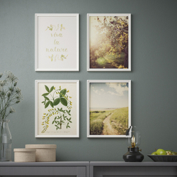IKEA BILD  (ИКЕА БИЛД)  -  Плакат, Да здравствует природа, 30x40 см
