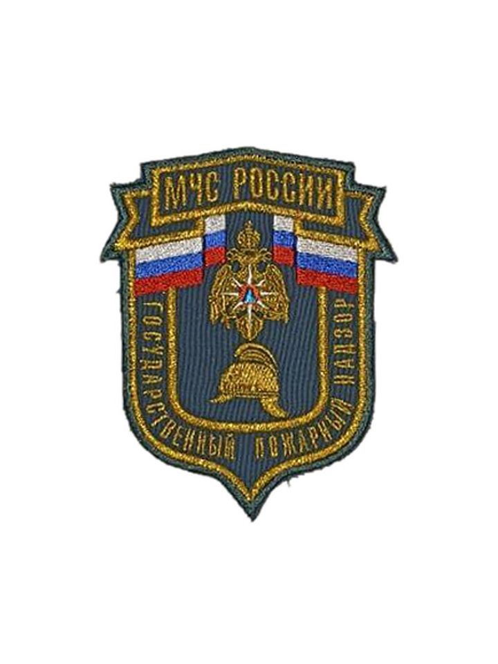 Шеврон МЧС ГПН вышитый (морская волна)